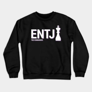 ENTJ The Commander MBTI types 3D Myers Briggs personality gift with icon Crewneck Sweatshirt